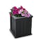 Mayne Cape Cod Patio Planter 16x16 - Black 4837-B - alternate 3